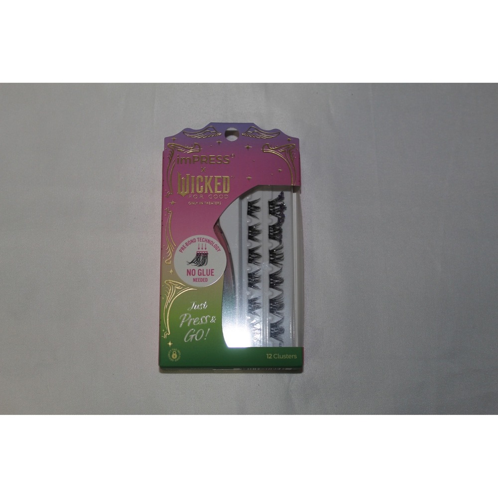 imPRESS x Wicked For Good Forever My Friend Press-On Falsies 12 Clusters Glitter